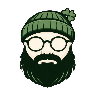 The Lucky Nerd mascot